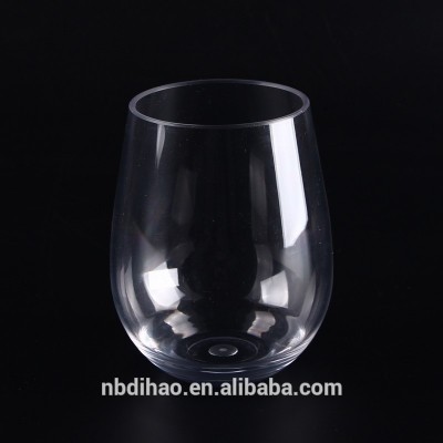 16oz and 450ml Unbreakable and Shatterproof Stemless Wine Glass